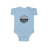 Load image into Gallery viewer, 808 State Infant Bodysuit - Poopy Pants Humor and Brown Gravy Love
