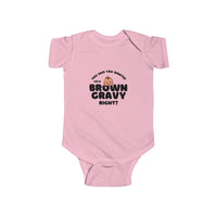 Load image into Gallery viewer, 808 State Infant Bodysuit - Poopy Pants Humor and Brown Gravy Love

