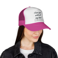 Load image into Gallery viewer, Trucker Caps - Lover of the Buns - Heart and Derriere Design
