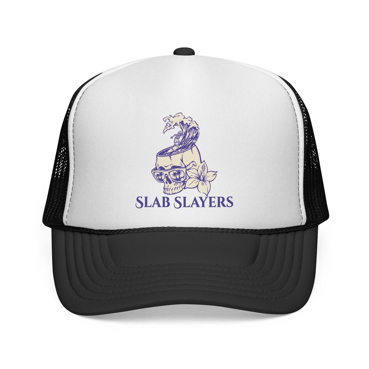 Slab Slayer Trucker Cap — Tube Riding Skateboarder Hat