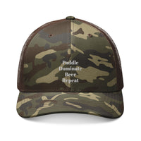 Load image into Gallery viewer, Camouflage Trucker Hat (Embroidery)
