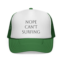 Load image into Gallery viewer, Surfer Trucker Caps - &quot;Nope Can&#39;t Surfing&quot; Design
