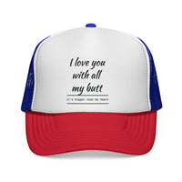 Load image into Gallery viewer, Trucker Caps - Lover of the Buns - Heart and Derriere Design
