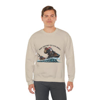 Load image into Gallery viewer, Funny Christmas Sweatshirt — &quot;Merry Christmas You Filthy Animals&quot; Santa Design
