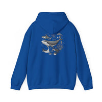Load image into Gallery viewer, My Favorite Sea Creatures Hoodie — Ocean Aquarium Back Graphic

