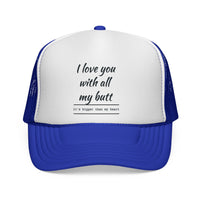 Load image into Gallery viewer, Trucker Caps - Lover of the Buns - Heart and Derriere Design
