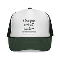 Load image into Gallery viewer, Trucker Caps - Lover of the Buns - Heart and Derriere Design
