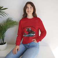 Load image into Gallery viewer, Funny Christmas Sweatshirt — &quot;Merry Christmas You Filthy Animals&quot; Santa Design
