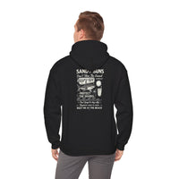 Load image into Gallery viewer, Shark Lover Hoodie – &#39;Protect the Sharks&#39; Beach Conservation Graphic Hoodie
