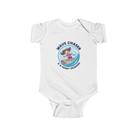 Load image into Gallery viewer, Infant Bodysuit — &quot;Wave Chaser &amp; A Heart Breaker&quot; Surf Baby Romper
