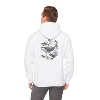 Load image into Gallery viewer, My Favorite Sea Creatures Hoodie — Ocean Aquarium Back Graphic
