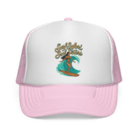 Load image into Gallery viewer, Surfing Safari Trucker Caps for Soul Sister Tribe - Matching Hats for Sun Protection and Sisterhood Statement
