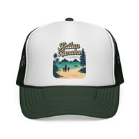 Load image into Gallery viewer, Kailua Kanaka Vintage Beach Trucker Cap
