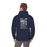 Load image into Gallery viewer, Shark Lover Hoodie – &#39;Protect the Sharks&#39; Beach Conservation Graphic Hoodie
