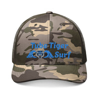 Load image into Gallery viewer, Trucker Hat - Tube Tiger Line Camouflage Embroidered Cap
