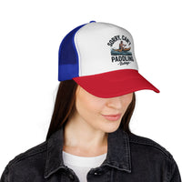 Load image into Gallery viewer, Trucker Cap for Outrigger Paddlers - Winning Comes with a Price
