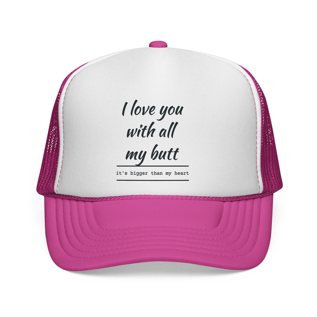 Trucker Caps - Lover of the Buns - Heart and Derriere Design