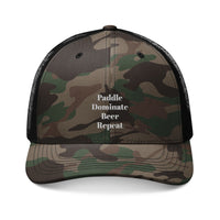 Load image into Gallery viewer, Camouflage Trucker Hat (Embroidery)
