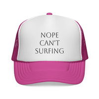 Load image into Gallery viewer, Surfer Trucker Caps - &quot;Nope Can&#39;t Surfing&quot; Design
