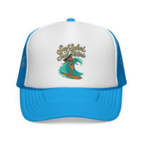 Load image into Gallery viewer, Surfing Safari Trucker Caps for Soul Sister Tribe - Matching Hats for Sun Protection and Sisterhood Statement
