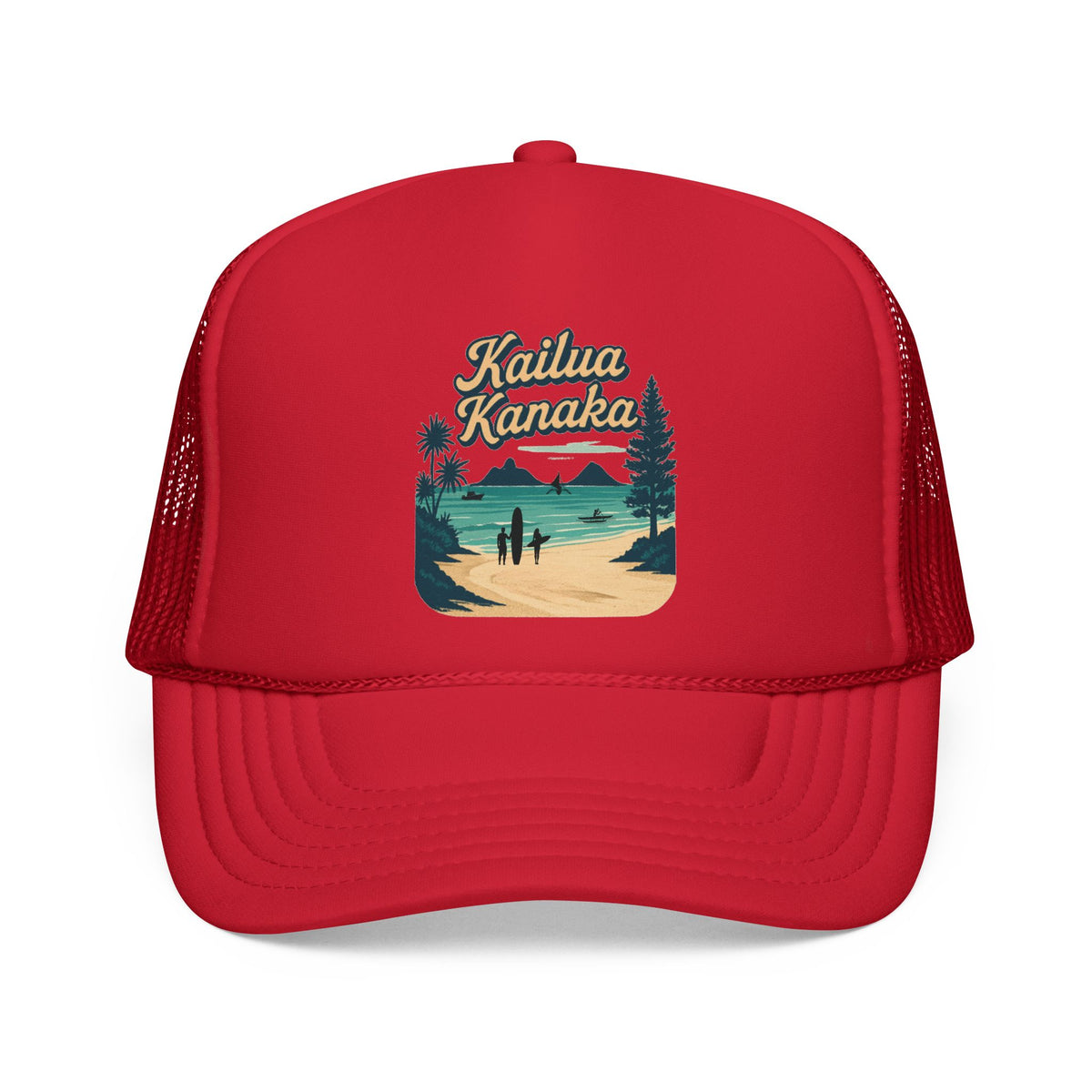 Kailua Kanaka Vintage Beach Trucker Cap