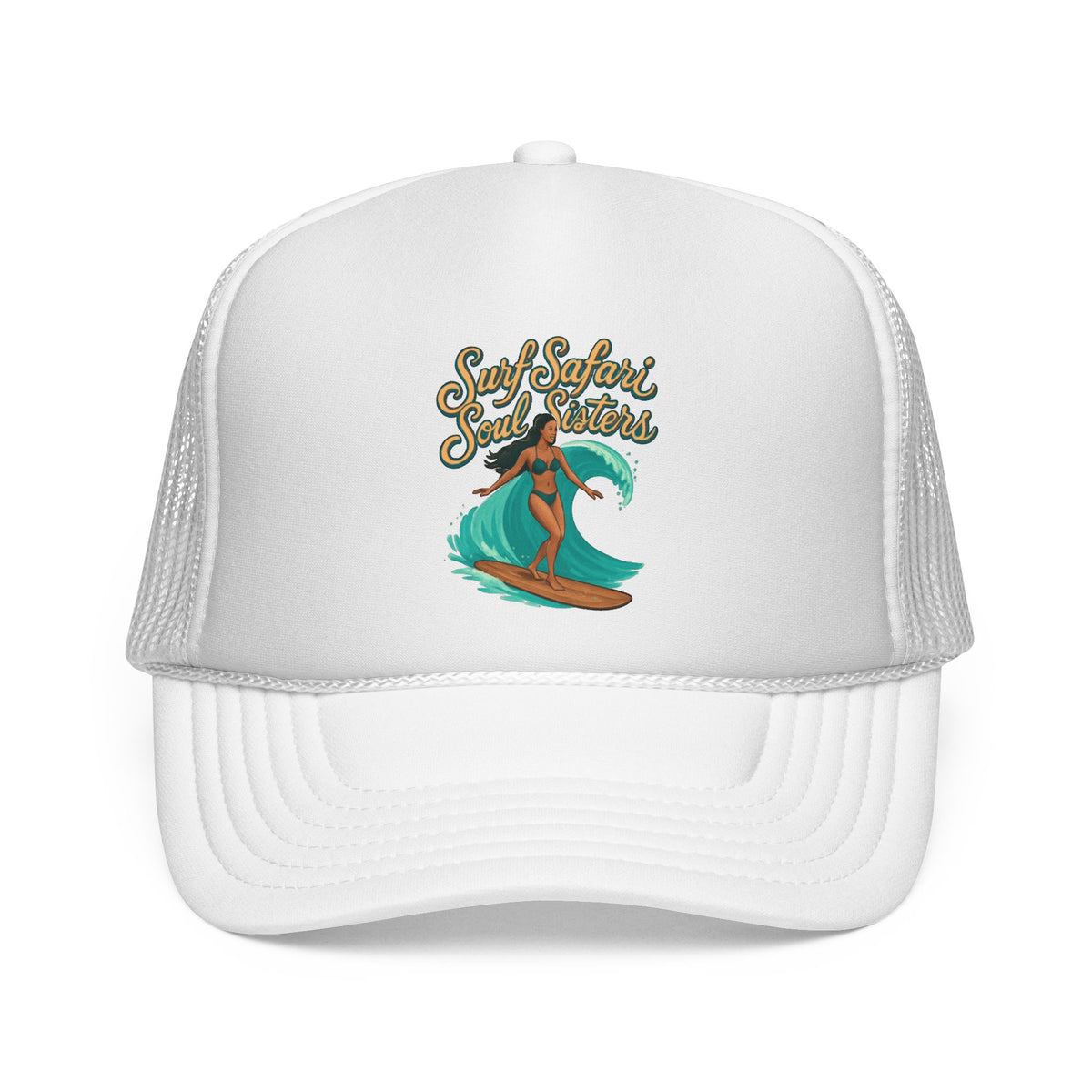 Surfing Safari Trucker Caps for Soul Sister Tribe - Matching Hats for Sun Protection and Sisterhood Statement