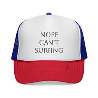 Load image into Gallery viewer, Surfer Trucker Caps - &quot;Nope Can&#39;t Surfing&quot; Design
