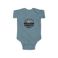 Load image into Gallery viewer, 808 State Infant Bodysuit - Poopy Pants Humor and Brown Gravy Love
