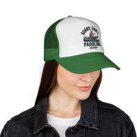 Load image into Gallery viewer, Trucker Cap for Outrigger Paddlers - Winning Comes with a Price
