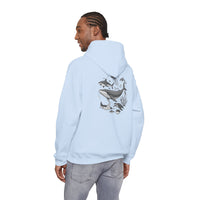 Load image into Gallery viewer, My Favorite Sea Creatures Hoodie — Ocean Aquarium Back Graphic
